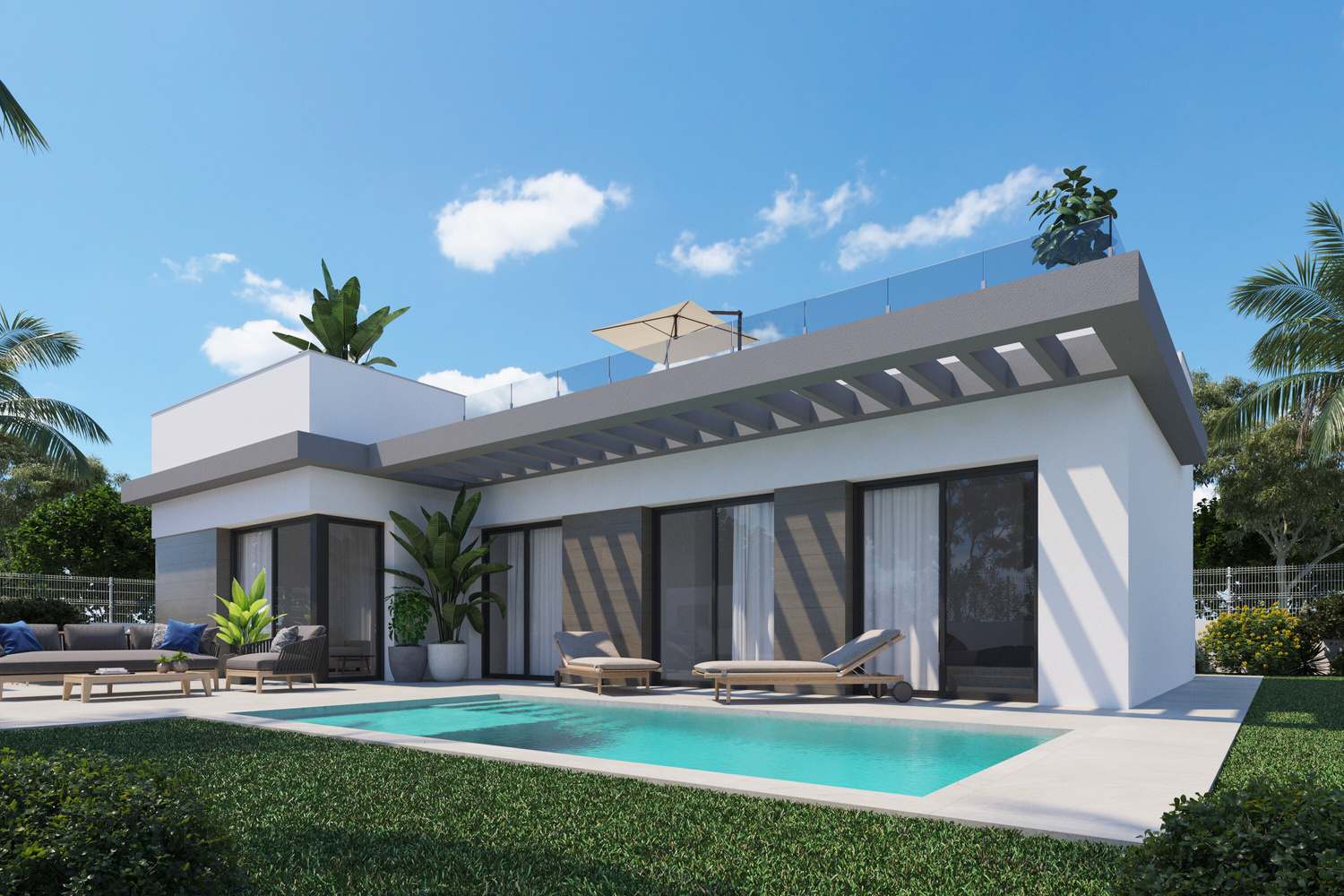 Alonis Villas — villas de obra nueva con piscina privada en Villajoyosa (Alicante) — Villa