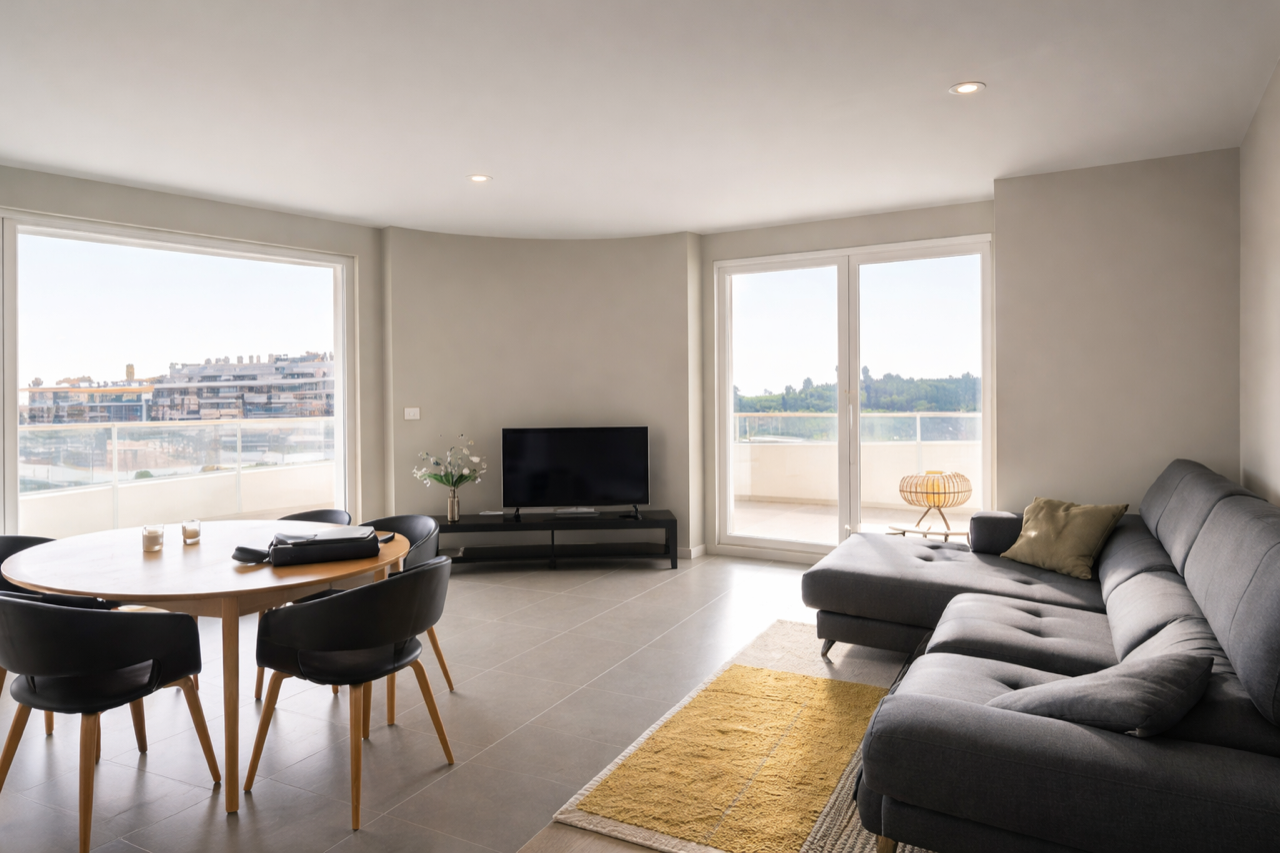 Piso de 120 m con terraza de 40 m², garaje y zonas comunes — Valencia · 1600€/mes