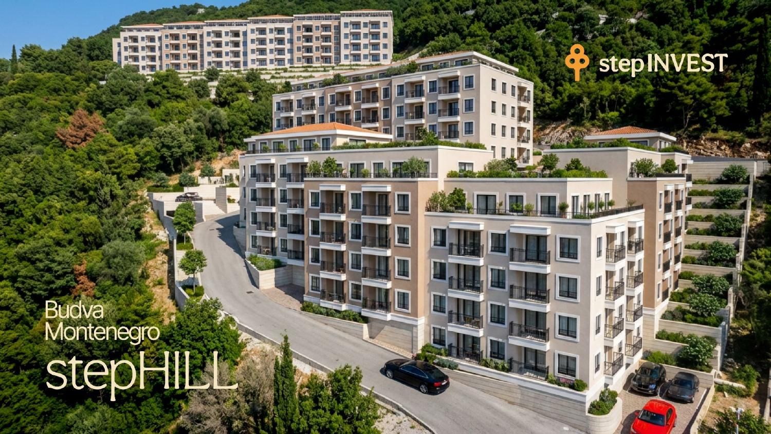 stepHILL — Nueva promoción en Budva, Babin Do (Montenegro) — Venta — Budva · 127850€/mes